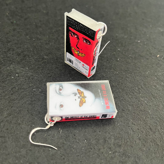 The Silence of the Lambs VHS Case Earrings