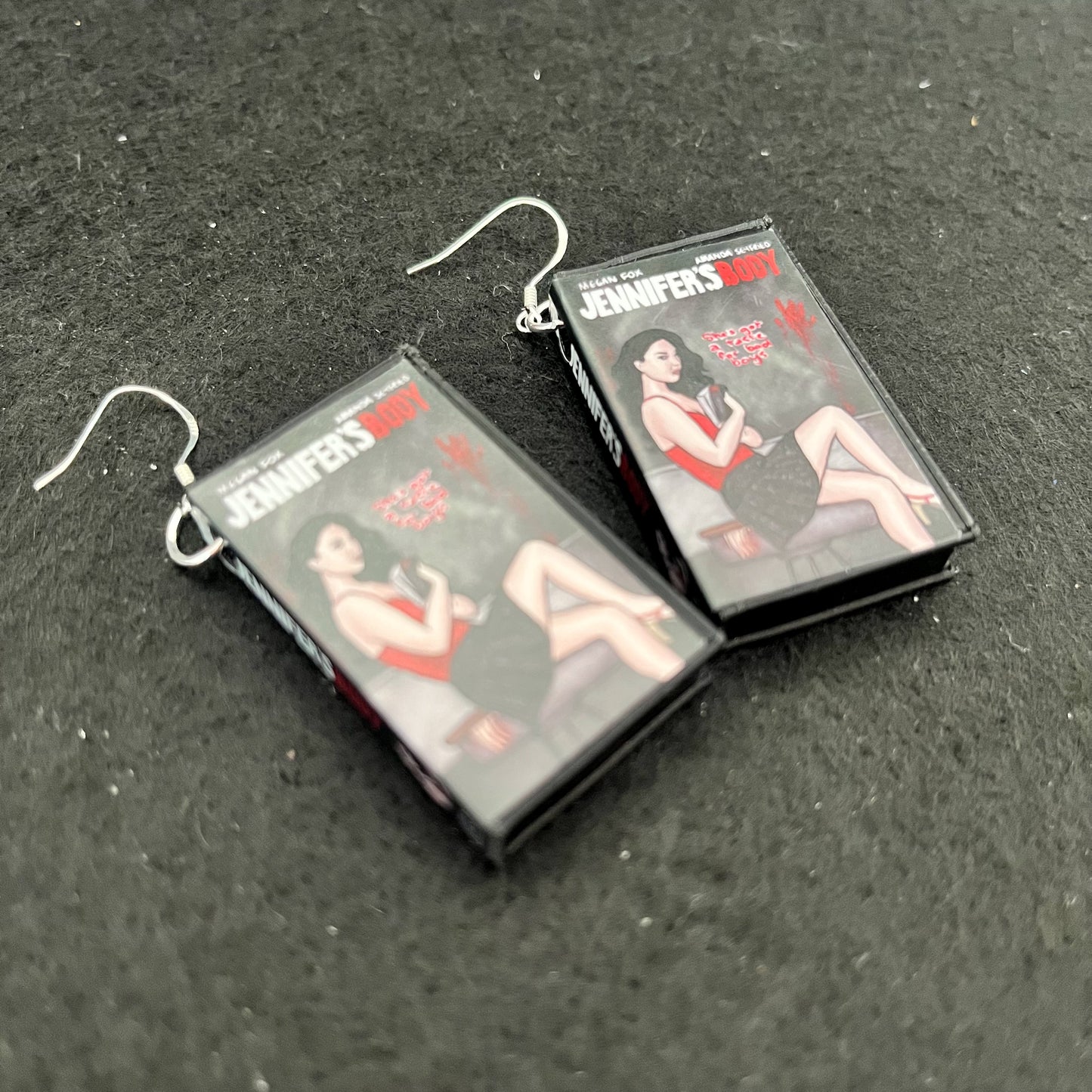 Jennifer’s Body VHS Case Earrings