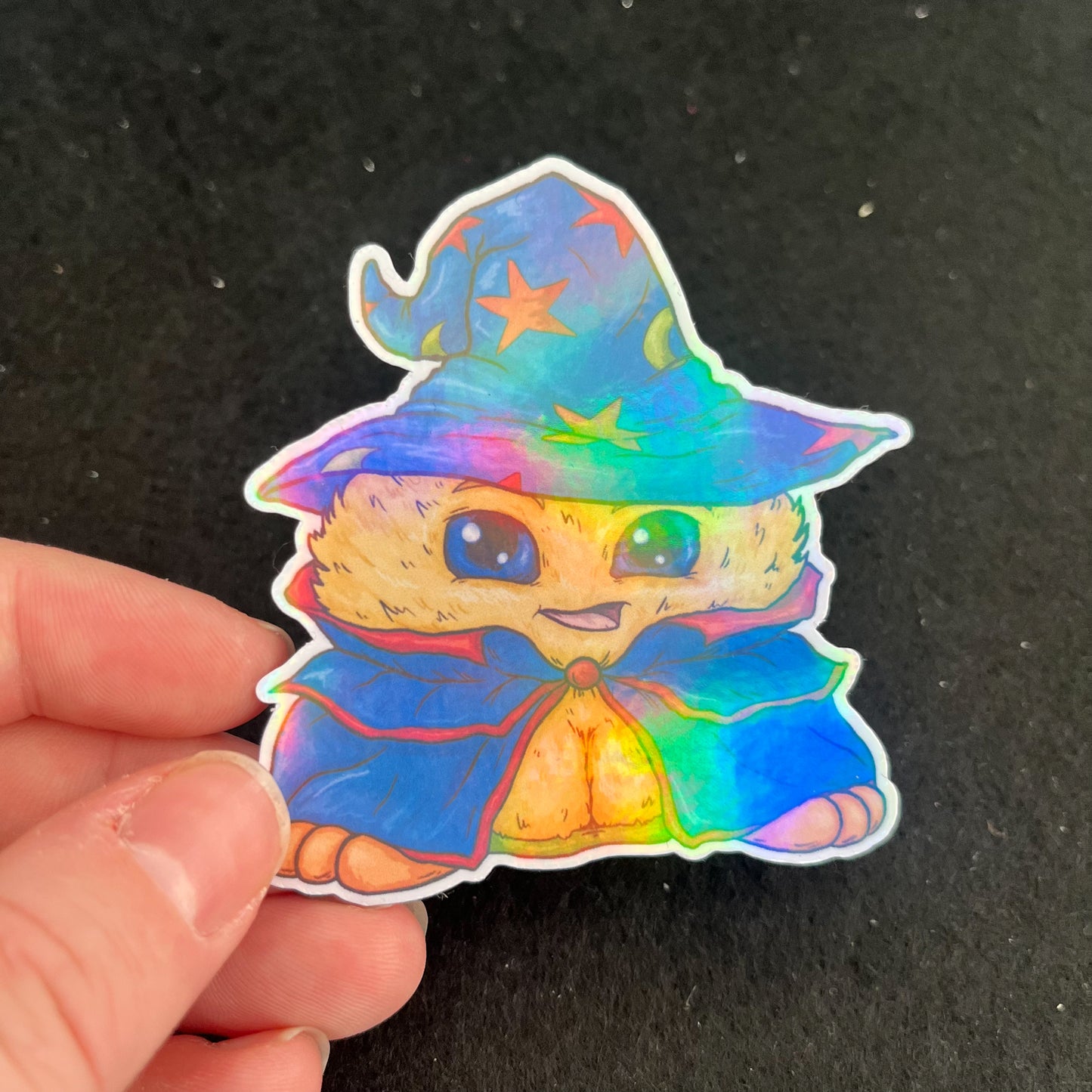 Neopets Shop Wizard Big Naturals Holographic Sticker