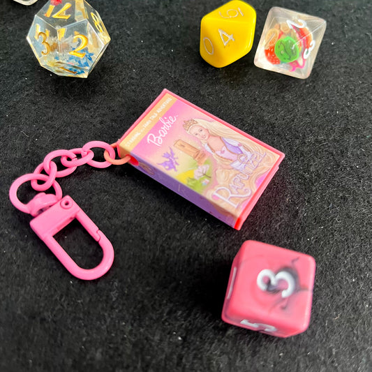 Barbie Rapunzel VHS Case Keyring