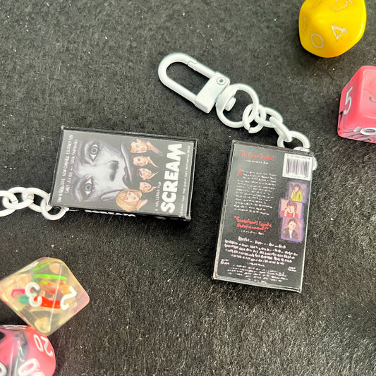 Scream VHS Case Keyring