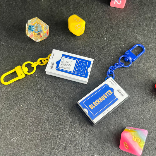 Blockbuster VHS Case Keyring