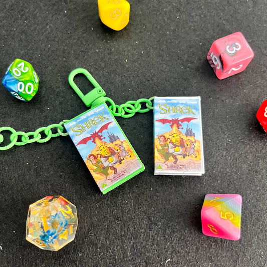 Shrek VHS Case Keyring