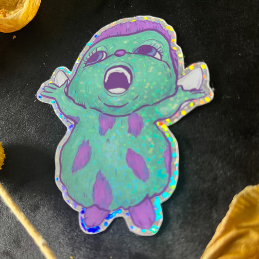 Glittery Bibble Sticker