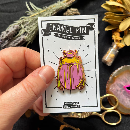 Beetle Enamel Pin