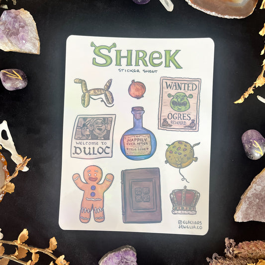Shrek Sticker Sheet