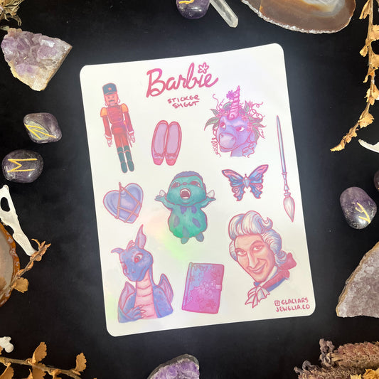 Barbie Sticker Sheet