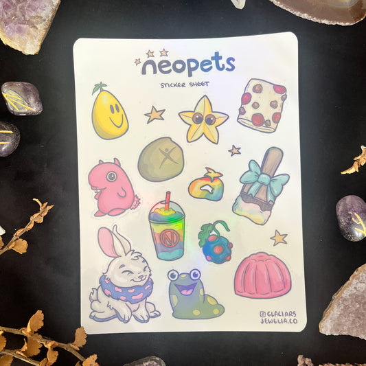 Neopets Sticker Sheet