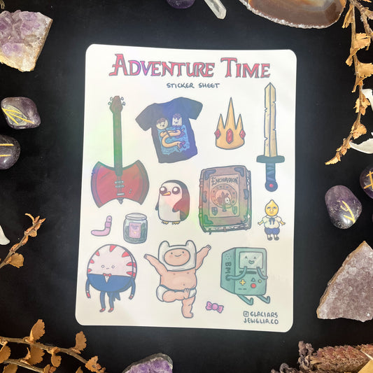 Adventure Time Sticker Sheet