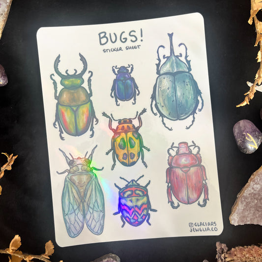Bugs! Sticker Sheet