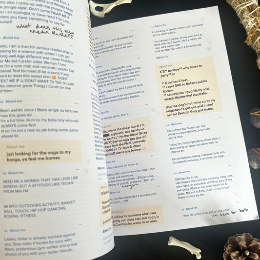 Tinder Blues Vol. 2 Zine