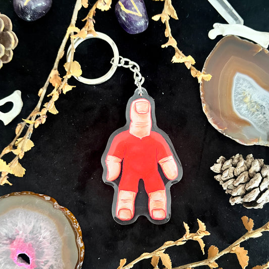 Thumbthumb Charm Keychain