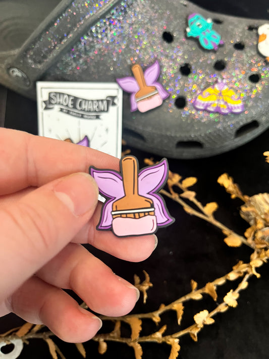 Faerie Paint Brush Shoe Charm