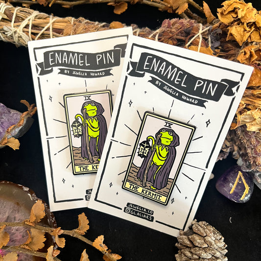 The Kermit Tarot Enamel Pin
