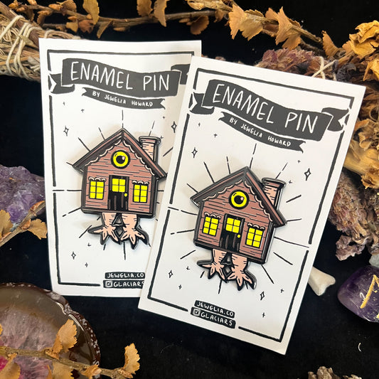 Baba Yaga House Enamel Pin