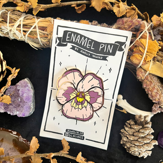 Pansy Enamel Pin