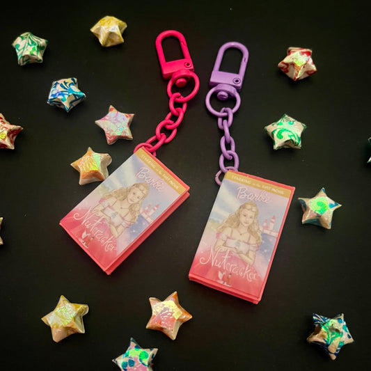 Barbie Nutcracker VHS Case Keyring