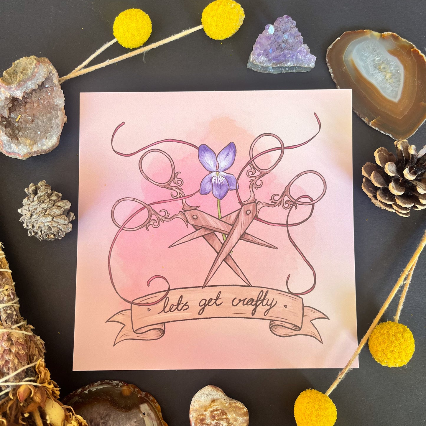 Let's Get Crafty Mini Print