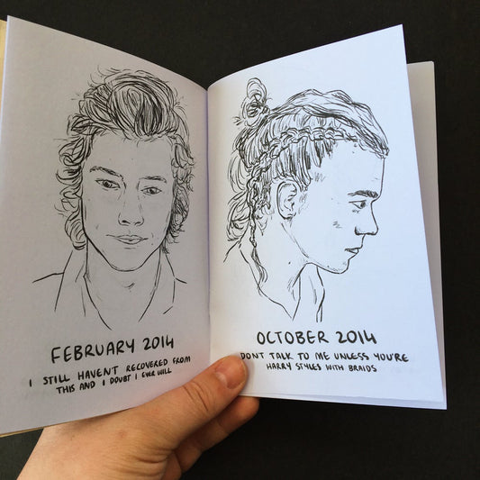 Hairy Styles Zine - A History of Harry Styles’s Hair