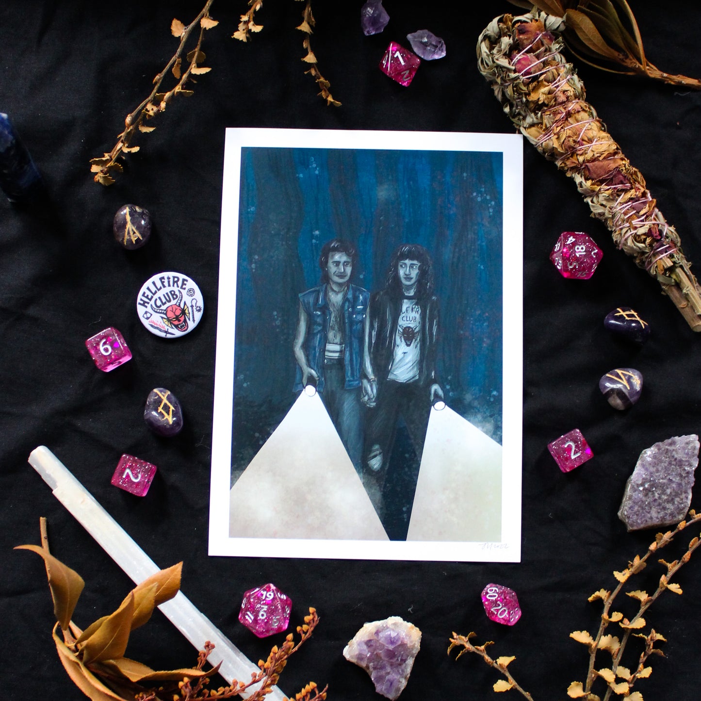 Stranger Things Steve & Eddie Print