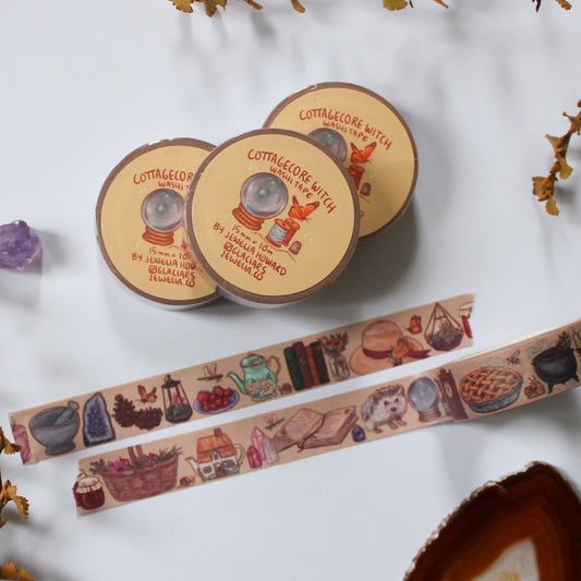 Cottagecore Witch Washi Tape