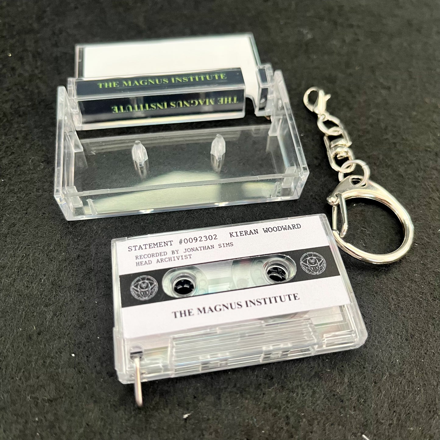The Magnus Archives Cassette Tape Keychain