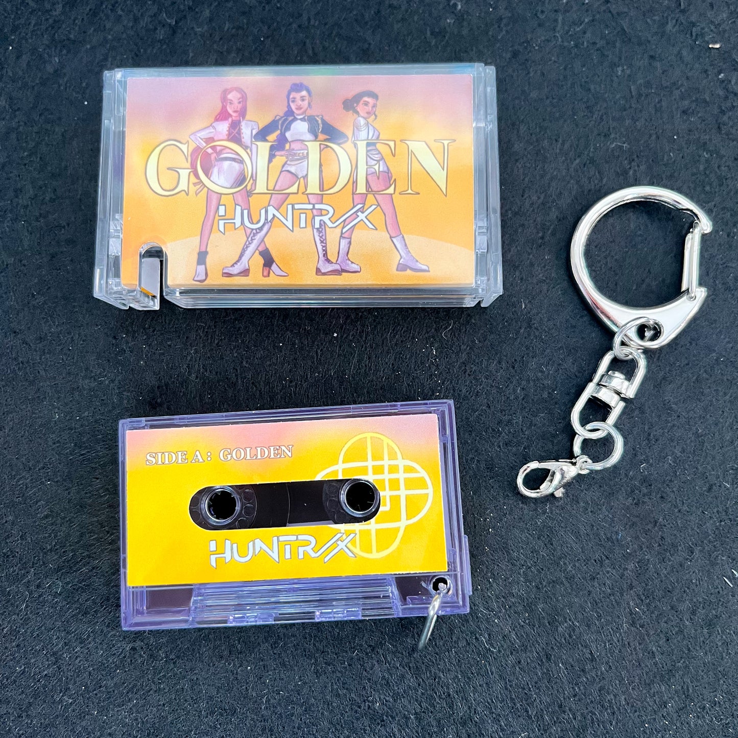 K-Pop Demon Hunters Huntrix Cassette Tape Keychain