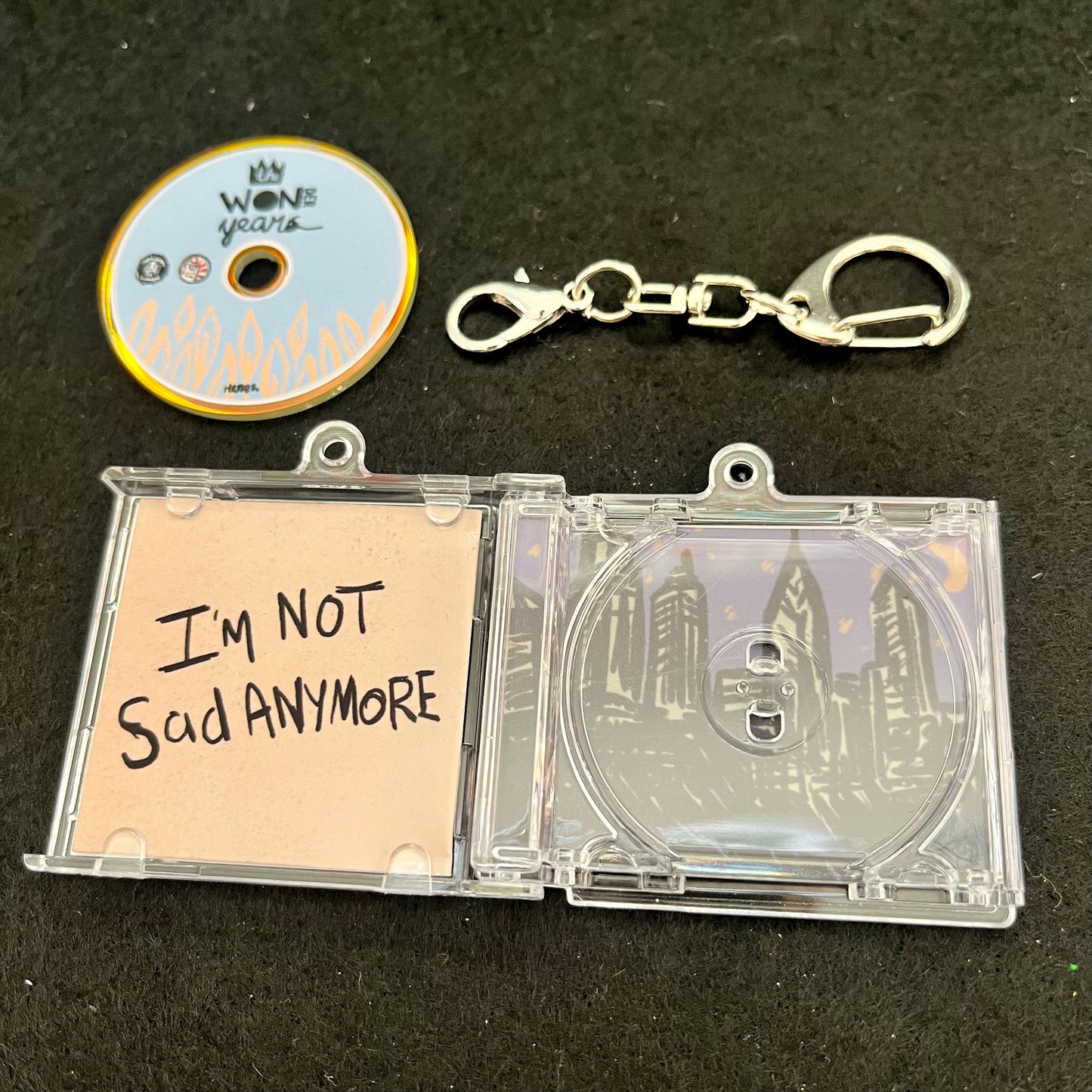 The Upsides - The Wonder Years Tiny CD Case Keyring