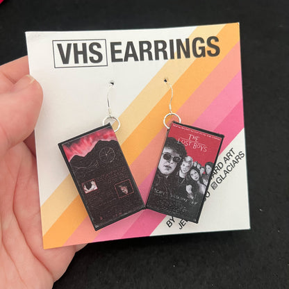 The Lost Boys VHS Case Earrings