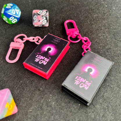 I Saw The TV Glow VHS Case Keyring