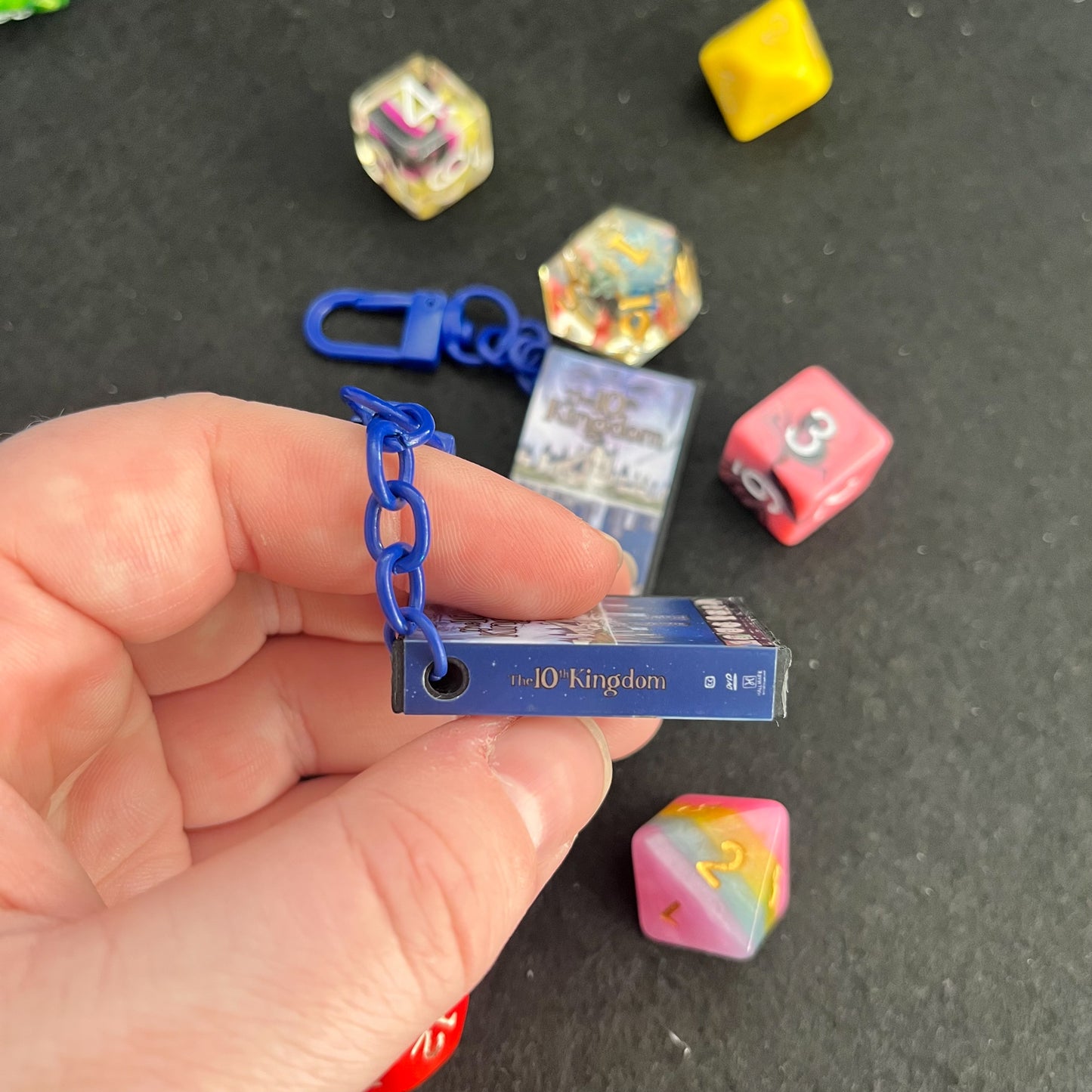 The 10th Kingdom VHS Case Keyring