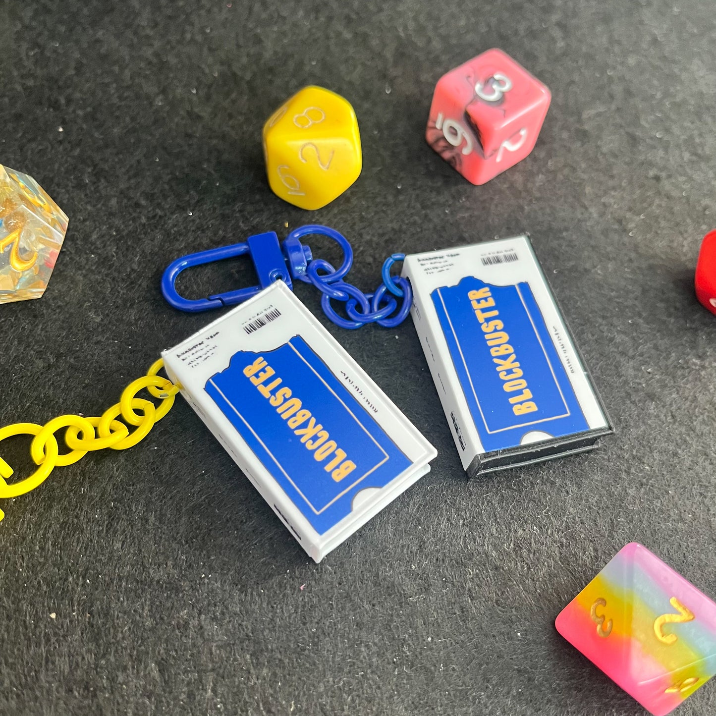 Blockbuster VHS Case Keyring
