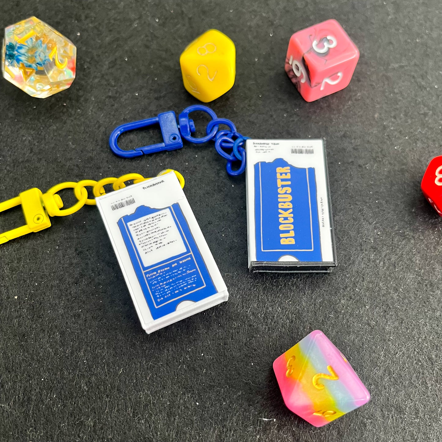 Blockbuster VHS Case Keyring