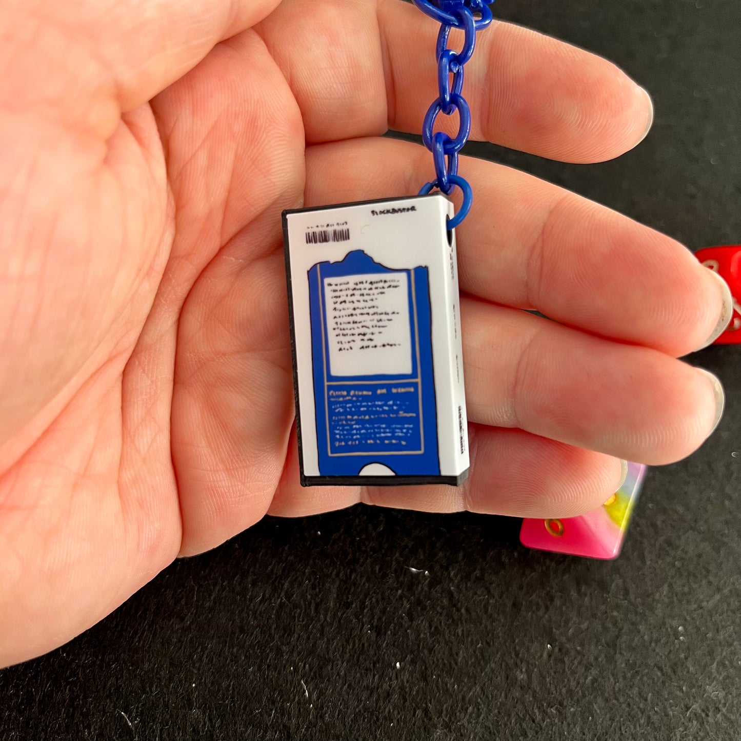 Blockbuster VHS Case Keyring