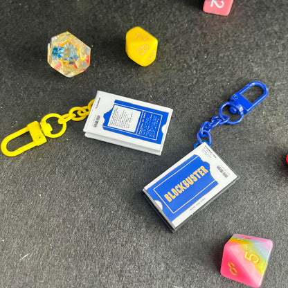 Blockbuster VHS Case Keyring