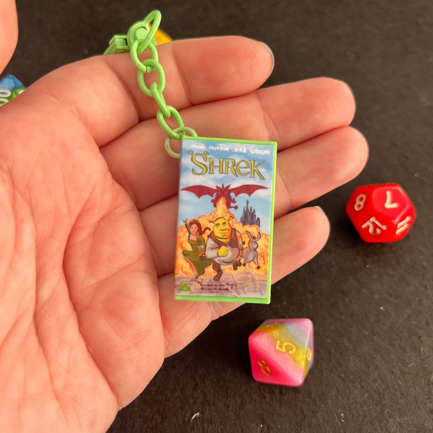 Shrek VHS Case Keyring