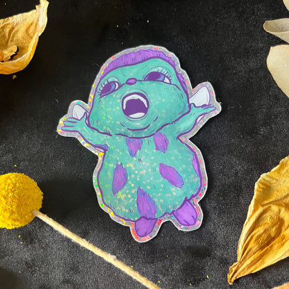 Glittery Bibble Sticker