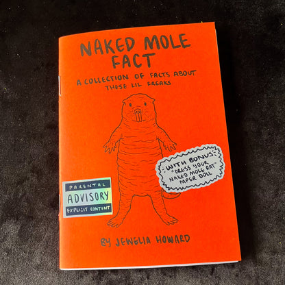 Naked Mole Facts Zine + Paper Doll!
