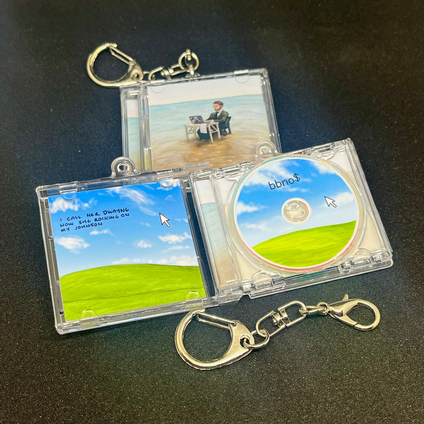 bbno$ - bbno$ Tiny CD Case Keyring