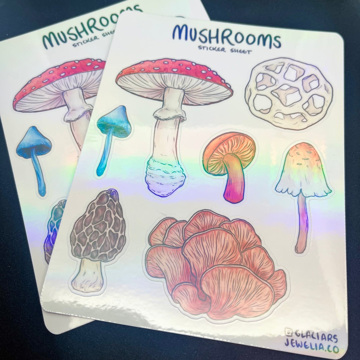 Mushrooms Sticker Sheet