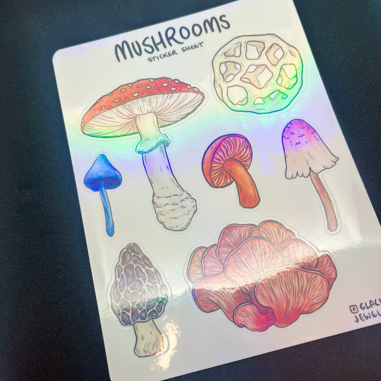 Mushrooms Sticker Sheet