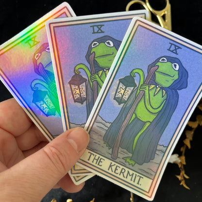 The Kermit Holographic Sticker