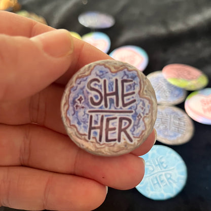 Pronoun Badges