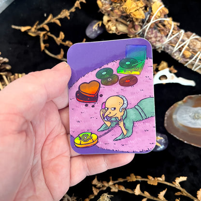 Mr Burns Holographic Sticker