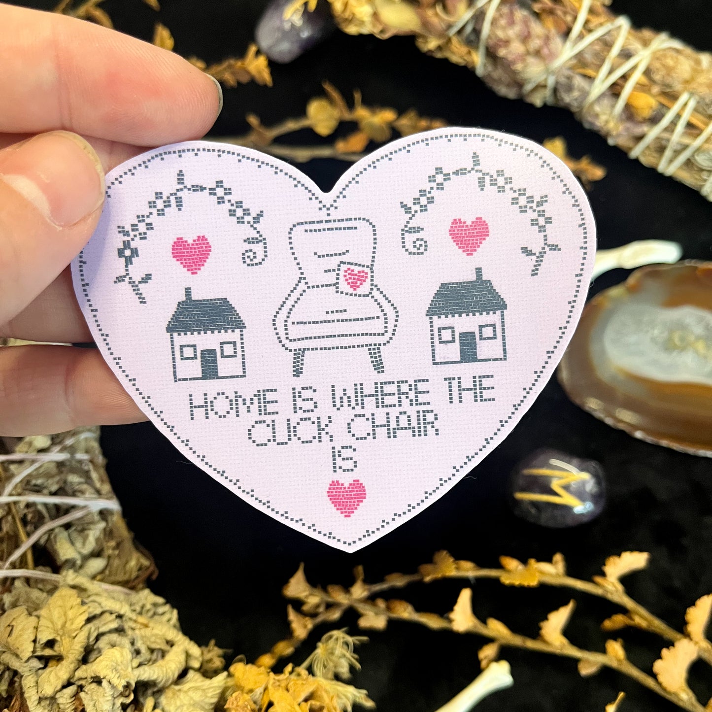 Home is Where The Cuck Chair Is Sticker