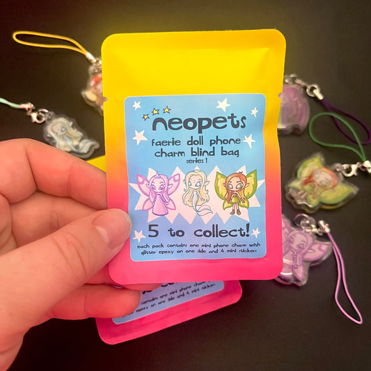 Neopets Faerie Doll Charm Blind Bag