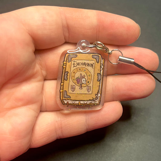 Enchiridion Phone Charm