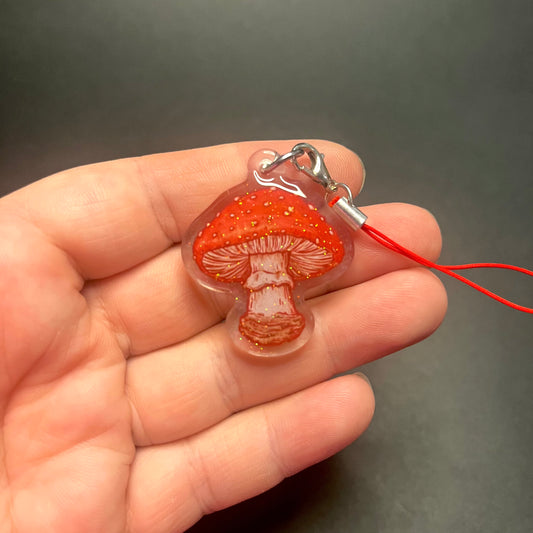 Toadstool Phone Charm