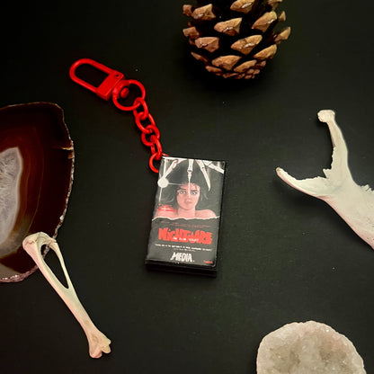 Nightmare On Elm Street VHS Case Keyring