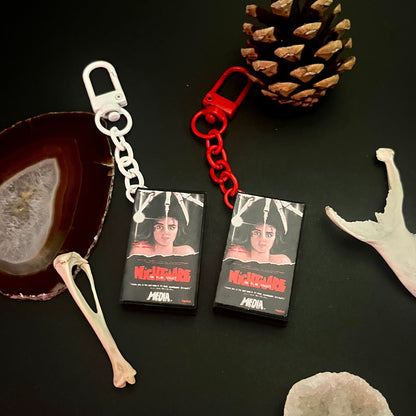 Nightmare On Elm Street VHS Case Keyring